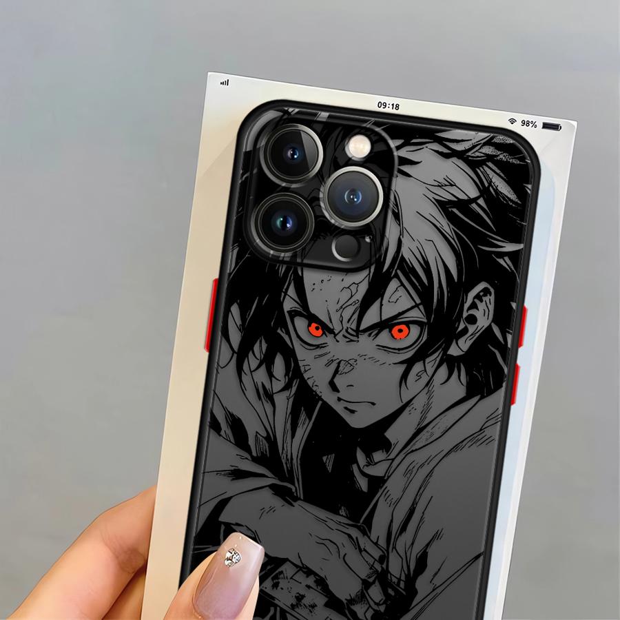 Anime D-emon Cool S-layer Funda Back Phone Cover Case for iPhone 17 Pro Max 12 13 Mini 11 XS XR Air 15 16 Plus 14 7 8 SE