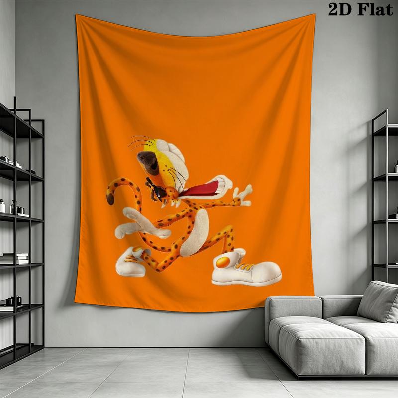 Chester Cheetah Wall Tapestry Aesthetic Wall Hanging Printed Fabric Blanket Decorative Tapestries for Bedroom Living Room Home Decor