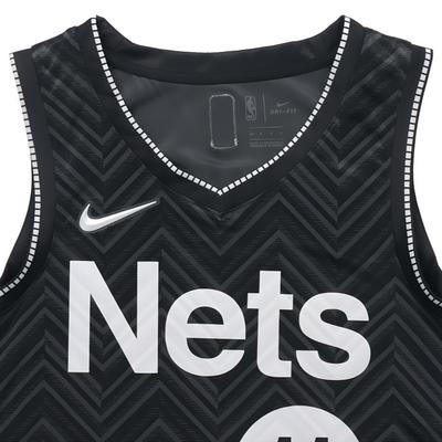Nike X NBA Kyrie Irving Brooklyn Nets Earned Edition Men's Swingman Jersey SW Black CW6804-011