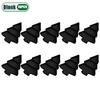 1-10PCS Holiday Christmas Plastic Snack Plates Candy Fruit Divided Trays Tree Shape INS Style Home Table Party Decor Supplies