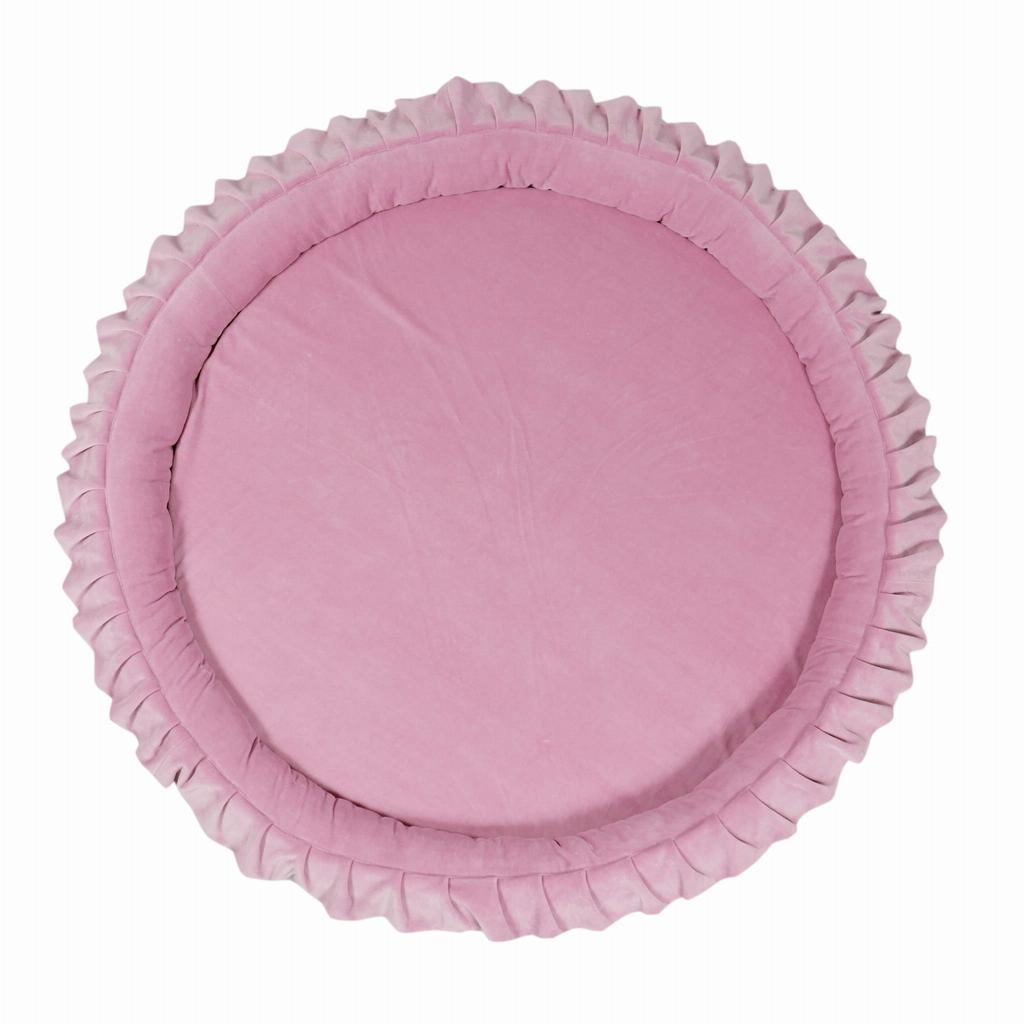 Mata Gniazdko 120Cm Dla Dziecka, Velvet Soft Różowy