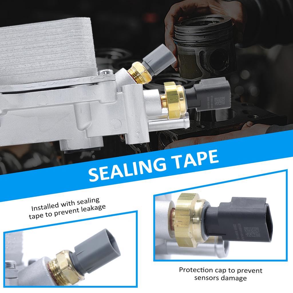 926959 3.6L Upgraded Aluminum Engine Oil Cooler Filter Housing Adapter Kit Replacement for Dodge