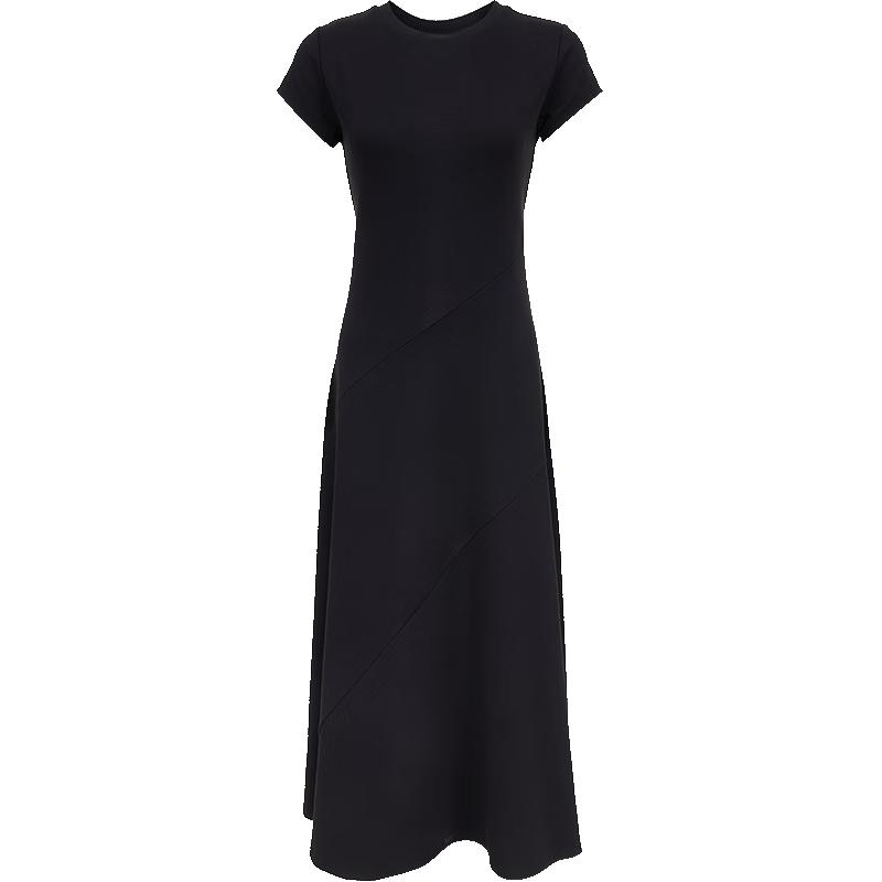 

VEROMODA 2025 Autumn Modal Blend Pleated Slim Fit A-Line Dress L