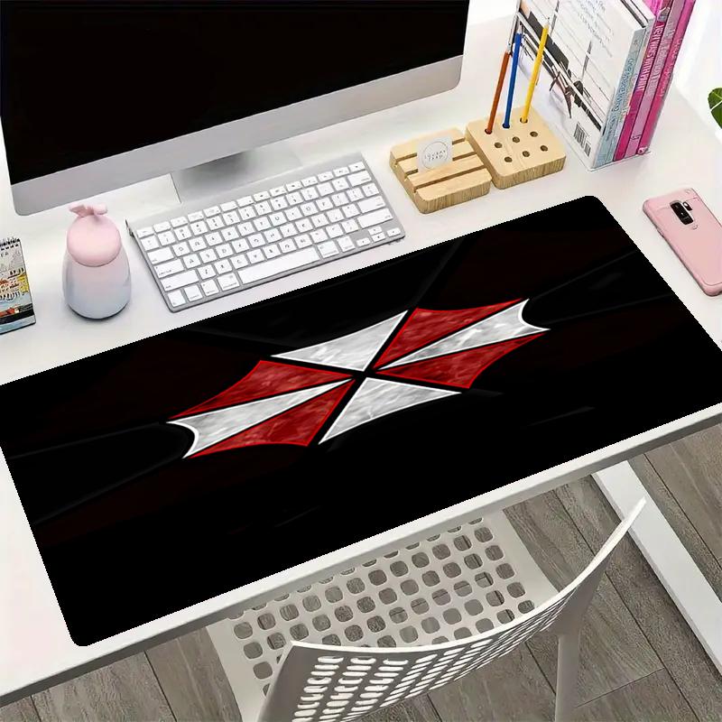 Resident Evil Theme Mouse Pad, Non Slip Rubber Base, Multifunctional Office & Home Decor, Perfect for Workspace Personalization.