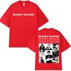 Rapper Baby Gang Album 2025 Merch T Shirt Unisexs Retro Fashion Cotton Short Sleeve Tshirts Hip Hop Oversized Tshirt Streetwear