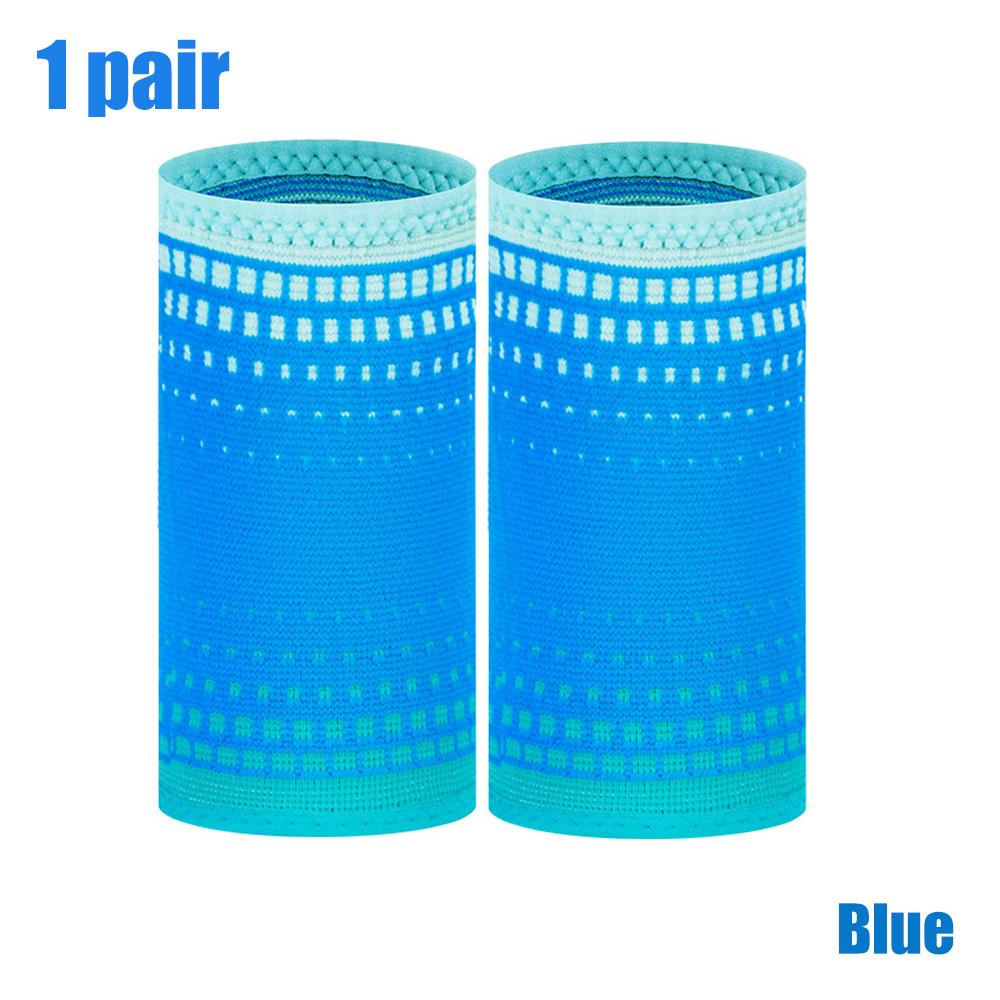 2-teiliges Armband aus Nylon, gestrickt, leicht, elastisch, atmungsaktiv, für Männer und Frauen, zum Schwitzen, für Sport, Training, Workout, Fitnessstudio