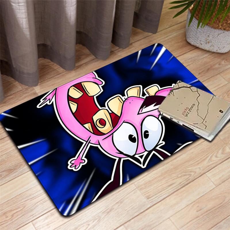 Courage the Cowardly Dog Rug Floor Mat for Living Room or Bedroom Soft and Comfortable Carpet a Gift for Birthday and Holiday.MFF0918602