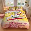 Sailor Moon Adventure Print 3Pcs Bedding Setduvet Cover With 2 Bedropillowcase Home Birthday Gift