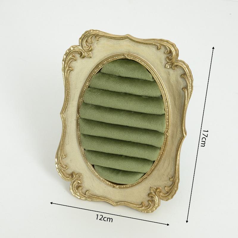 Vintage Jewelry Display Stand Photo Frame Necklace Earrings Display Rack Counter Ring Storage Rack Live Streaming Shooting Props