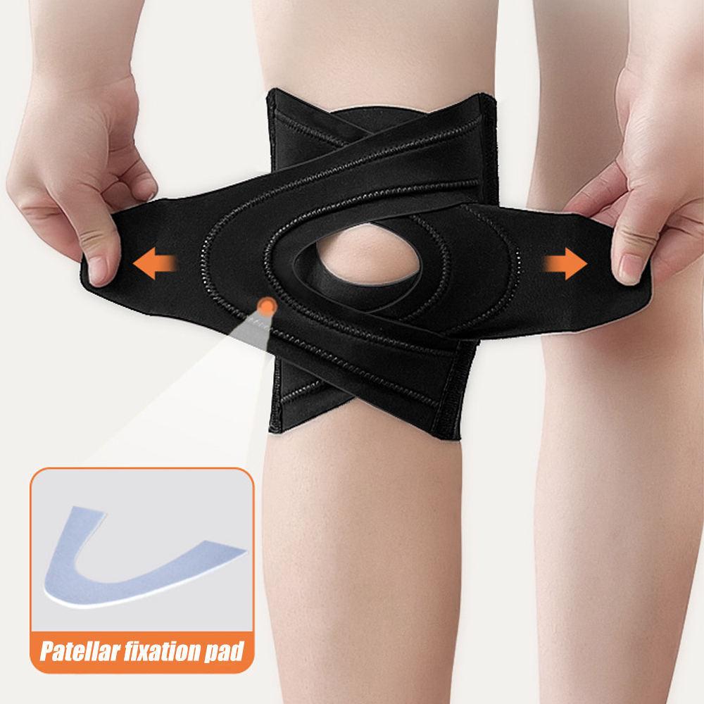 1Pcs Knee Brace for Women Man,Compression Knee Sleeve with Bilateral Stabilizers, Knee Support for Meniscus Tear, Arthritis Pain