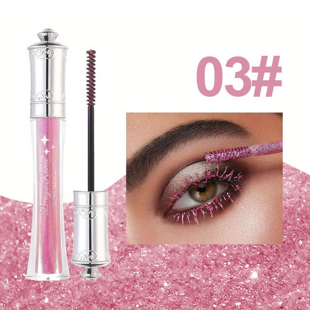 Glitter Flash Mascara Shimmering Diamond Sparkle Mascara,Waterproof,Smudge-Proof, Long Lasting Volumizing Eye Makeup