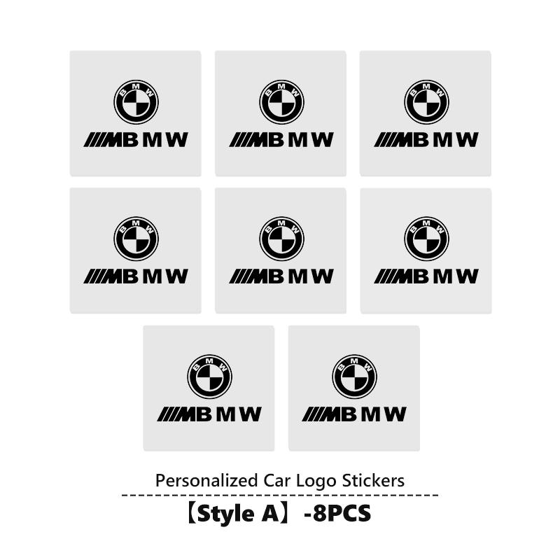 Car Logo Sticker Emblem Auto Body Decal Decor Accessories For BMW M3 M5 E36 E39 E46 E60 E61 E64 E70 E71 E80 E85 E87 E90 E83 M10