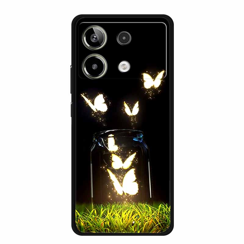 For Redmi Note 13R Pro Case Animals Soft Silicone TPU Phone Cases Back Cover For Xiaomi Redmi Note13R Pro Wolf Protector fundas