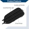 Fog Light Grill Front Lower Bumper Fog Light Cover Inserts No.5N0853665F9B9 for VW Tiguan 2009-2017 Black ABS 1 Pc Front Left Car