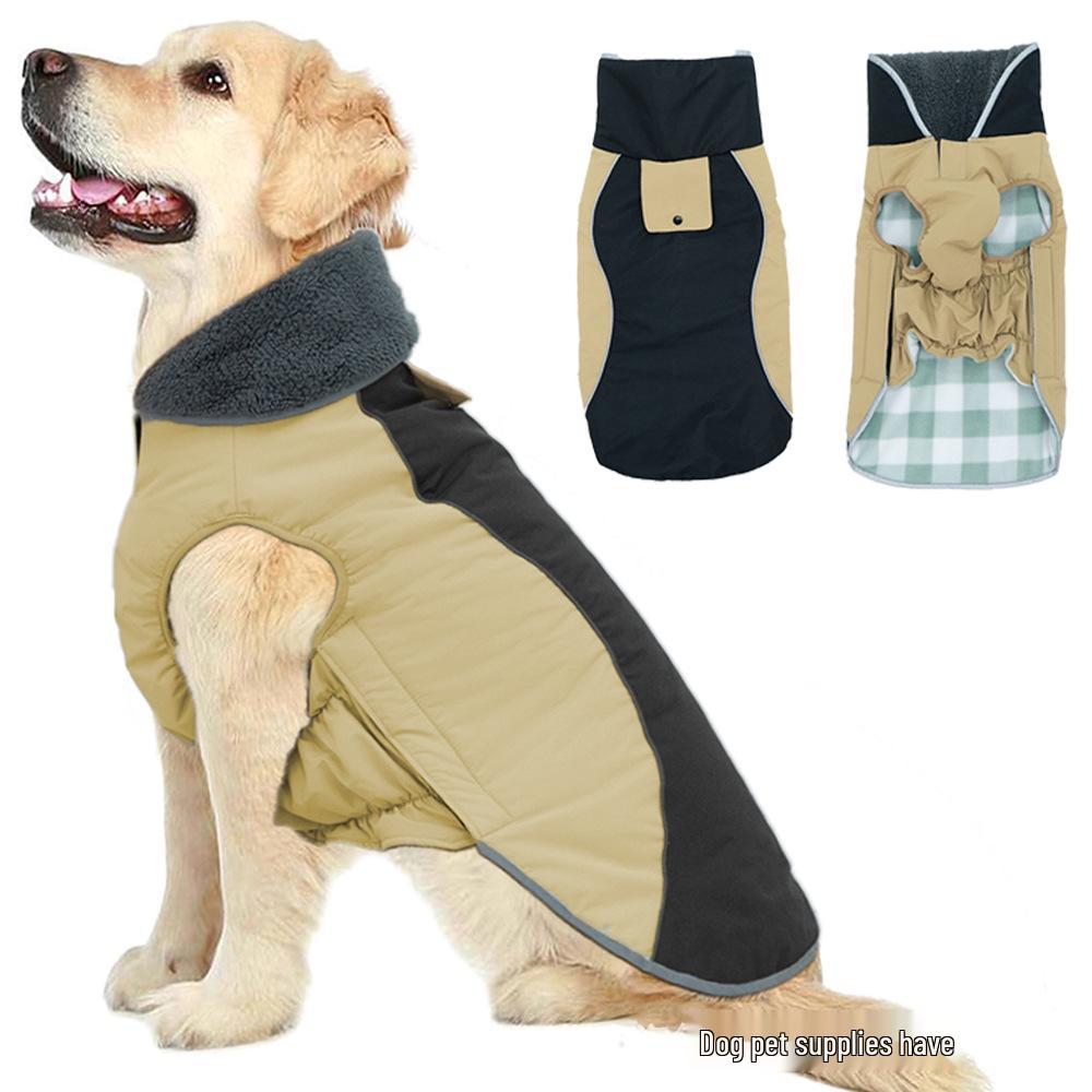 Dog Autumn/Winter Warm Cotton Clothes - Trendy Colors