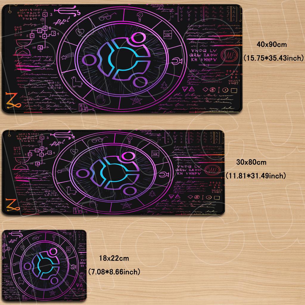 Gaming Mouse Pad Gravity Fall Deskmat Xll Large Lock Edge Keyboard Pad Bill Cipher Carpet Computer Table Surface For Accessories
