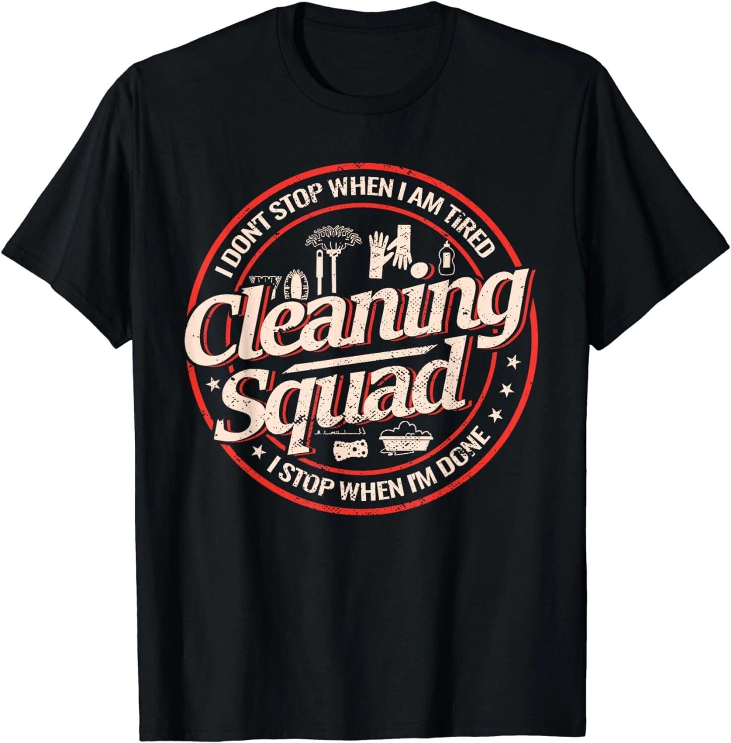 

Винтажная футболка унисекс с надписью It s A Cleaning Crew (Команда уборщиков) XL
