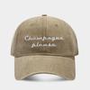 European and American Fashion Retro Baseball Cap Personalized Letter Embroidery Couple Versatile Sun Hat Outdoor Trendy Brand Sun Hat