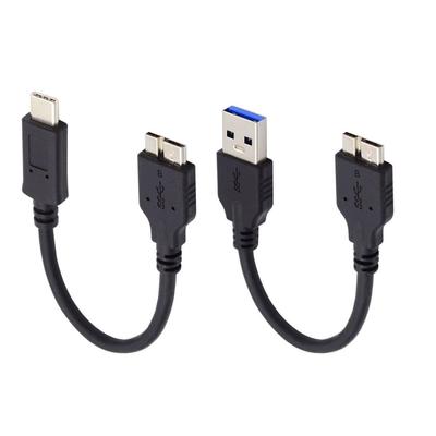 Chenyang USB C Male To Micro B Male Cable for Portable Hard 3.0/USB Drives, 15cm, 2-Pack