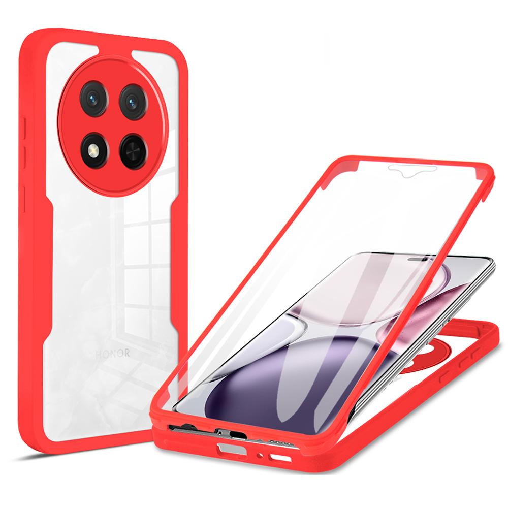 Phone Case For Honor X9c 5G / X60 Pro 5G Acrylic + TPU Clear Phone Cover with PET Screen Film