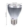 60W LED Grow Lamp Full Spectrum Light Full Spectrum with 40 Red 14 Blue 2 Ir 2 Warm White for Growing Flower Vegetables In Hydroponic Greenhouse