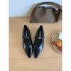 French Mary Jane Single Shoes Women'S Shoes New Spring Evening With Skirt Doudou Low Heeled Ladyshoes