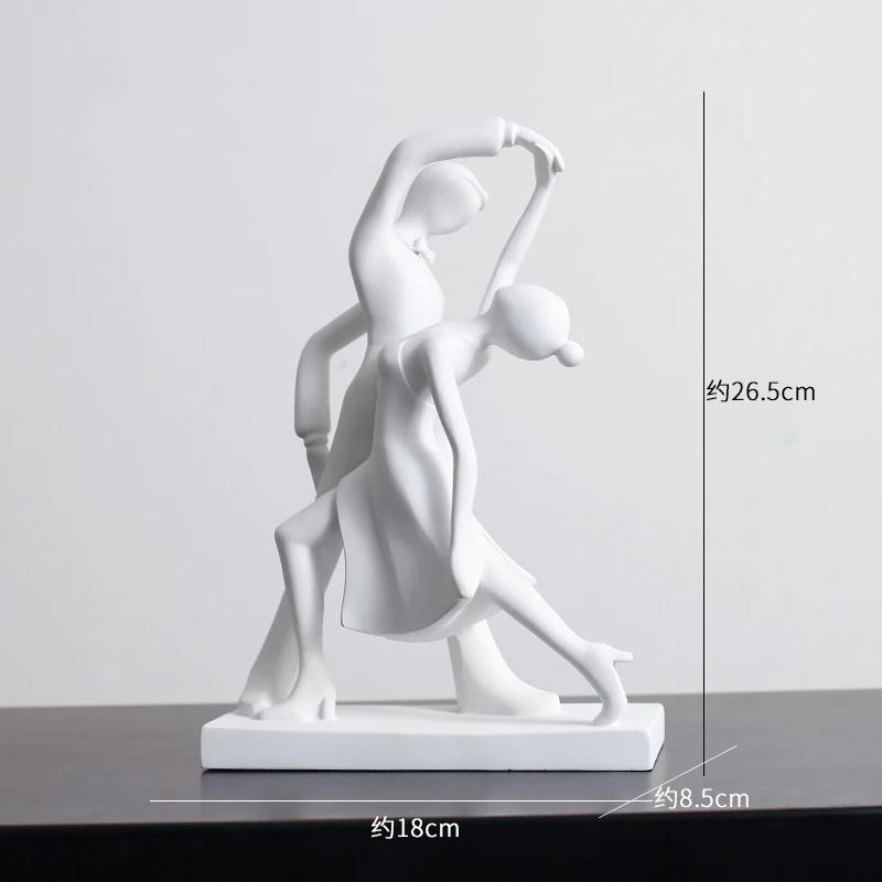 Minimalism Abstract Figures Statue Dancer Ornaments Desk Decoration Character Sculpture Modern Crafts Room Aesthetics Decor