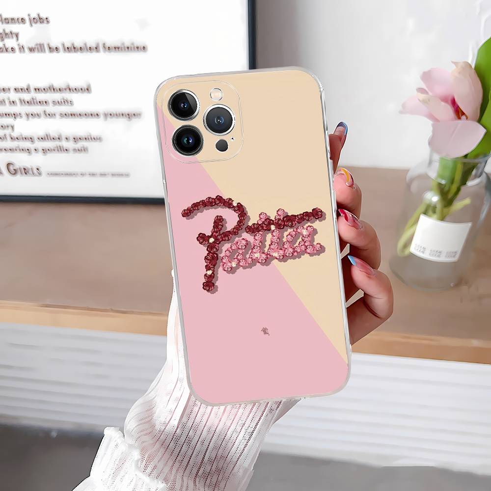 Fashion P-patta For iPhone 17 16 16e 15 14 13 12 11 Pro Max Mini Plus Phone Case