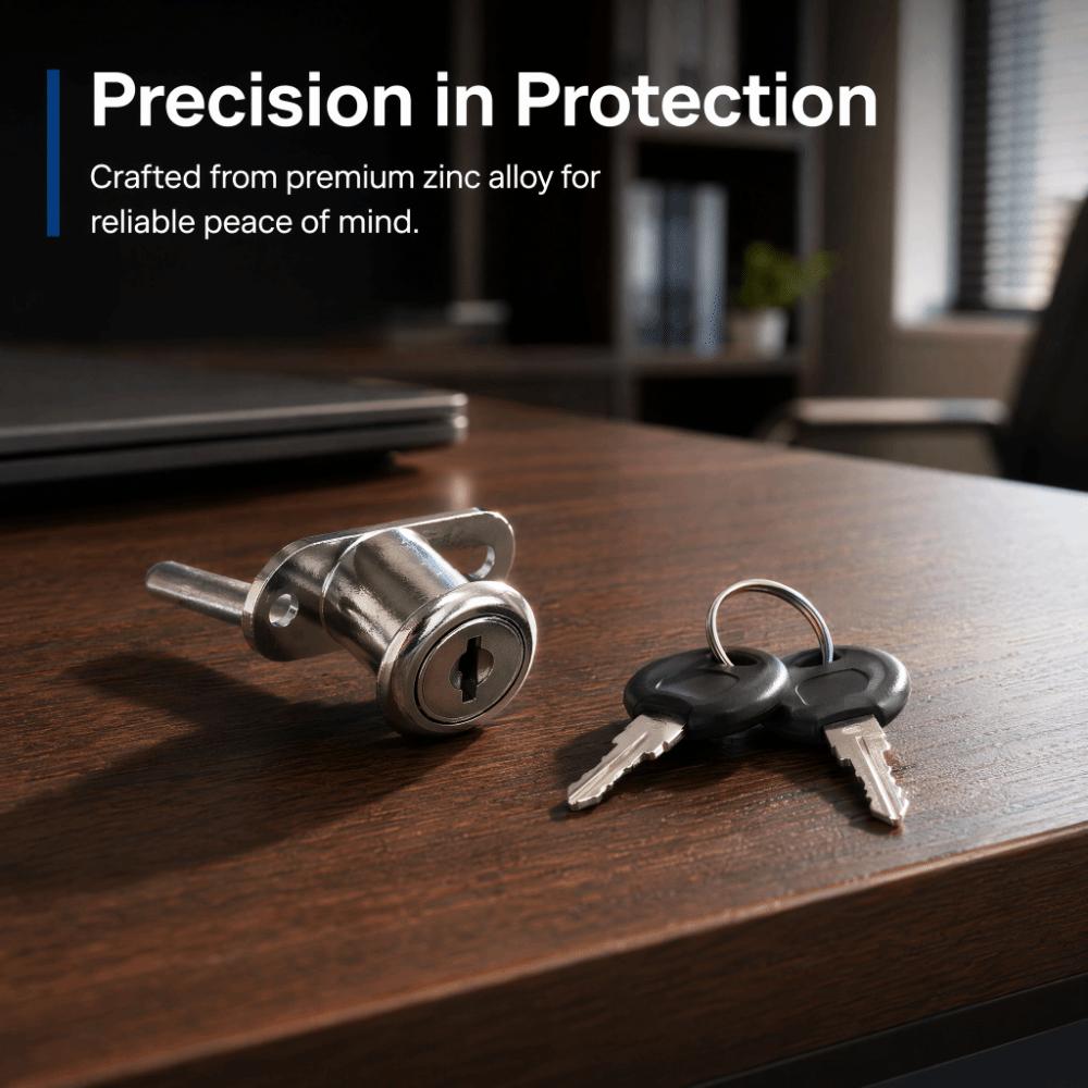 4pcs Zinc Alloy Cam Lock Security Cabinet Lock Durable Drawer Lock Desk