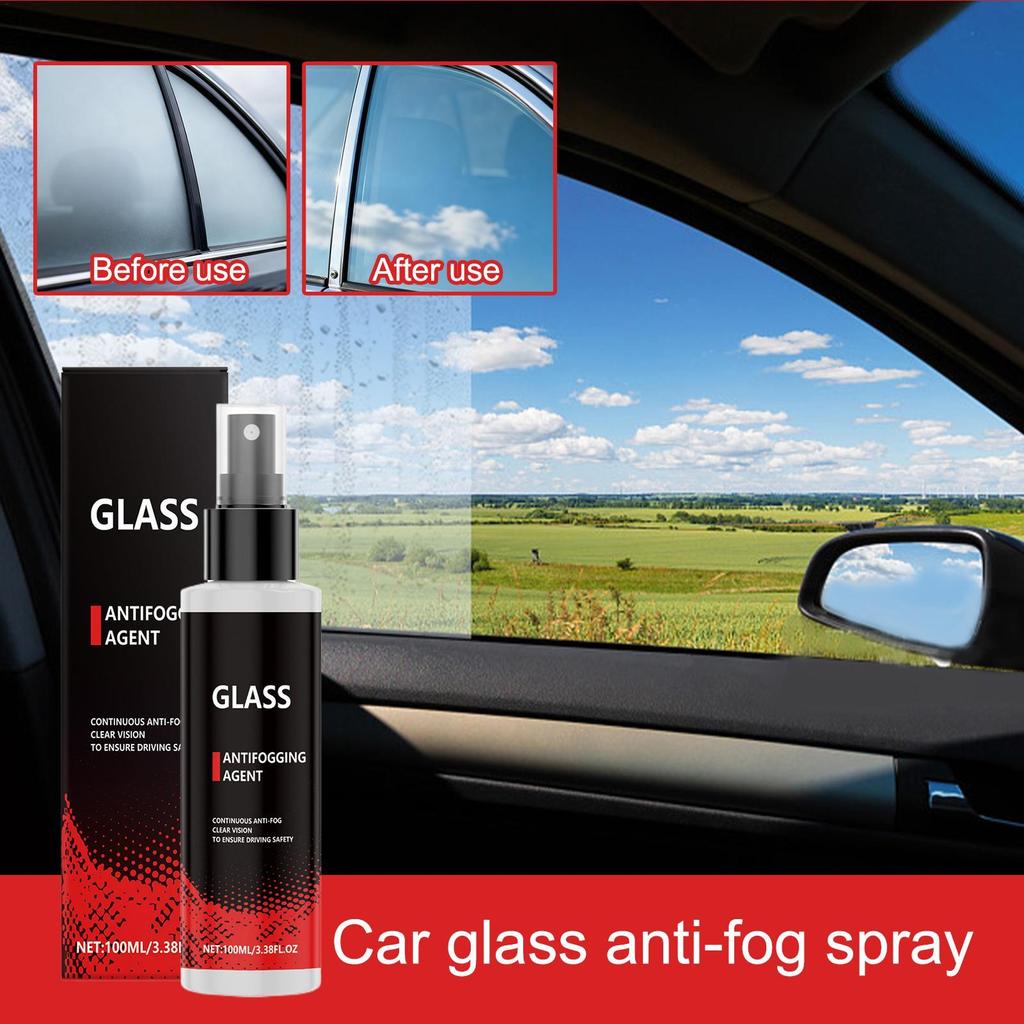 Anti Fog Spray Defogging Clear Vision Protector Portable Glass Cleaner For Instant Fog Removal For Clear Visibility Cleaning