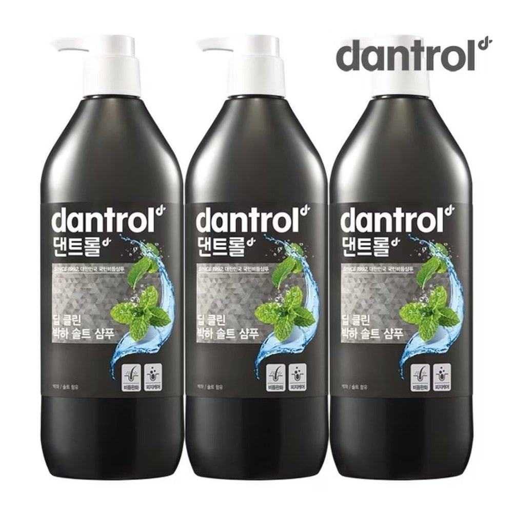 

Dantrol Scalp Itching Peppermint Salt Shampoo 820ml 3 Pack