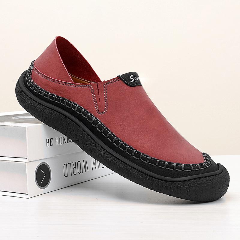 Designer Brand Handmade Sole Loafers Men's Outdoor Driving Shoes High-quality New Men's Leather Casual Shoes Free Delivery
