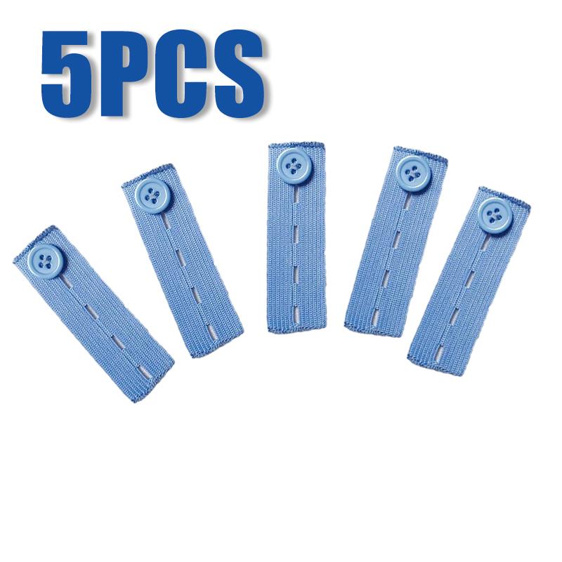 1/5PC Elastic Waist Extenders Belt Practical Waist Extension Buckle For Pregnant Women Men Women Jeans Adjustable Waistband