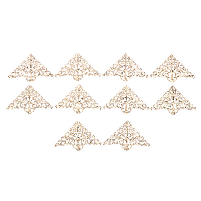 

10 шт. металлический декоративный уголок, защитный уголок для книги, фотоальбома, рамки, ювелирного сундука, подарочного винного деревянного ящика золотой