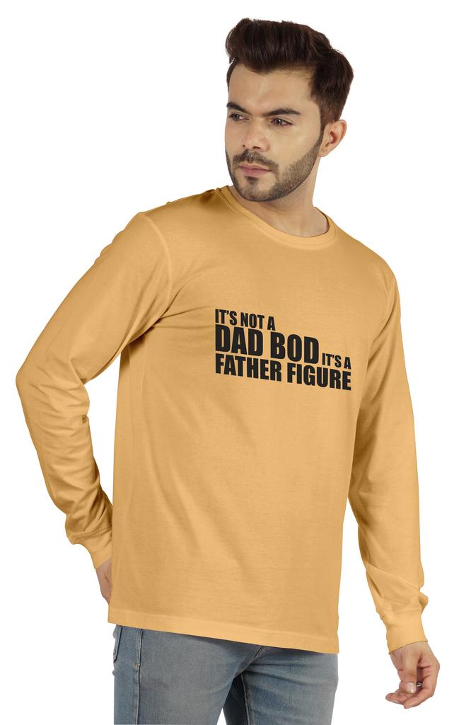 Inkmeso Mens Tshirt   Its Not A Dad Bod Its A Father Figure   Funny Quotes Daddy Tee