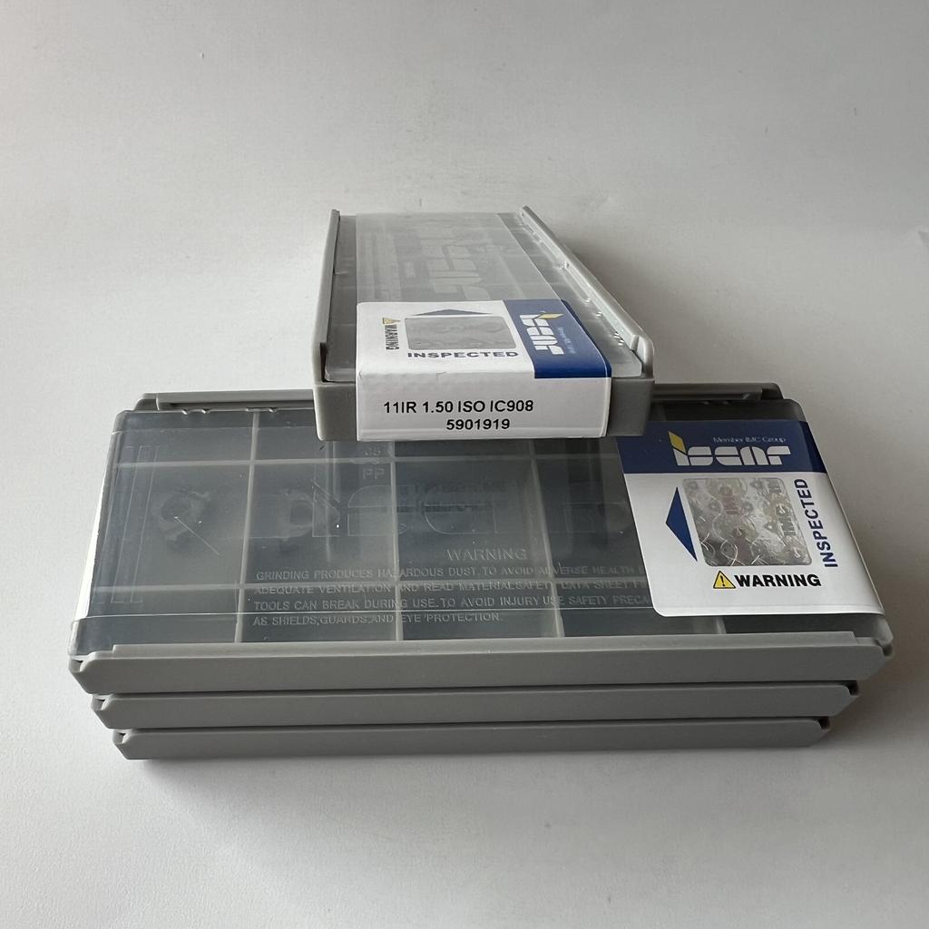 ISCAR / 11IR1.50ISO IC908 / Industrial indexable carbide inserts 5 Pcs