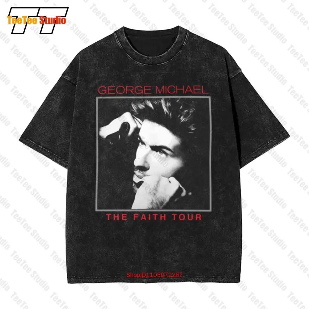 Retro George Michael The Faith Tour Crewneck Vintage Oversized TShirt KLD S