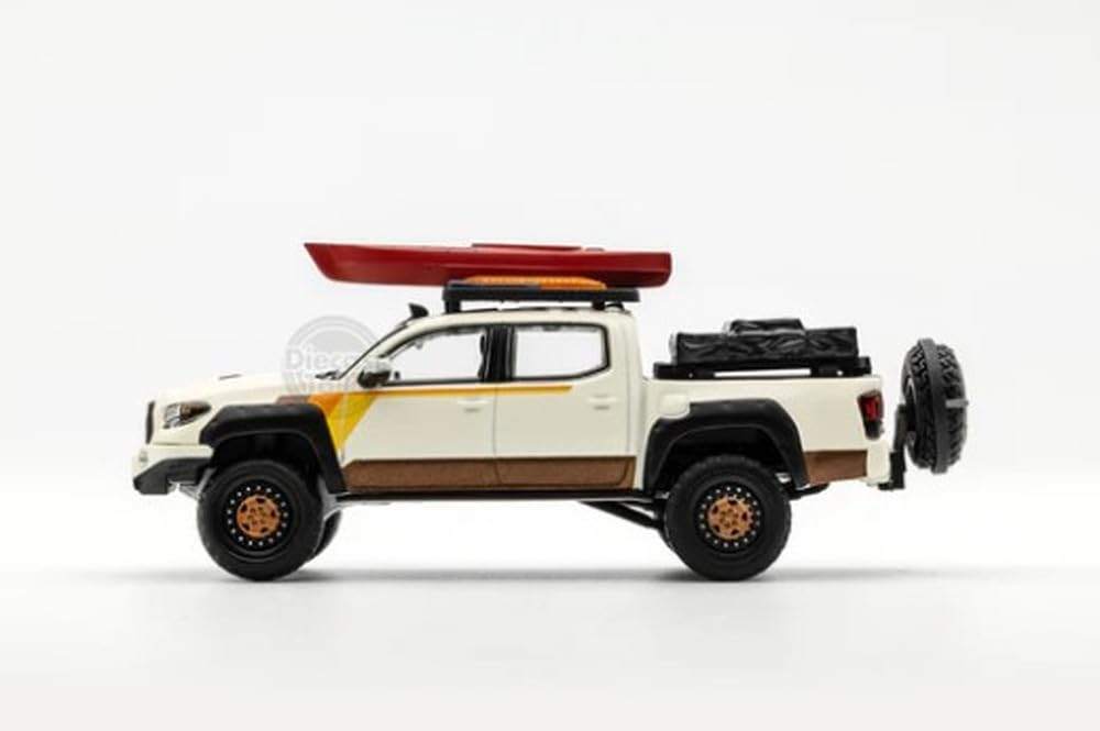 Gaincorp Products Scale Toyota Tacoma Tacozilla TRD PRO Overland Diecasttalk Custom Finished Model 1/64