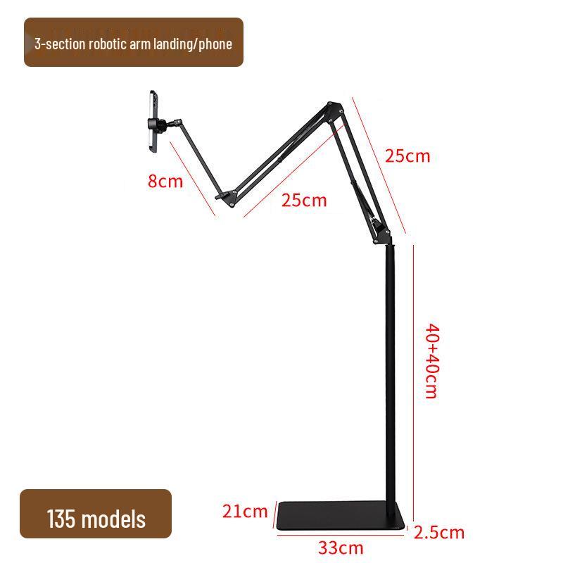 Robotic Arm Tablet & Phone Stand with Adjustable Height for Live Streaming