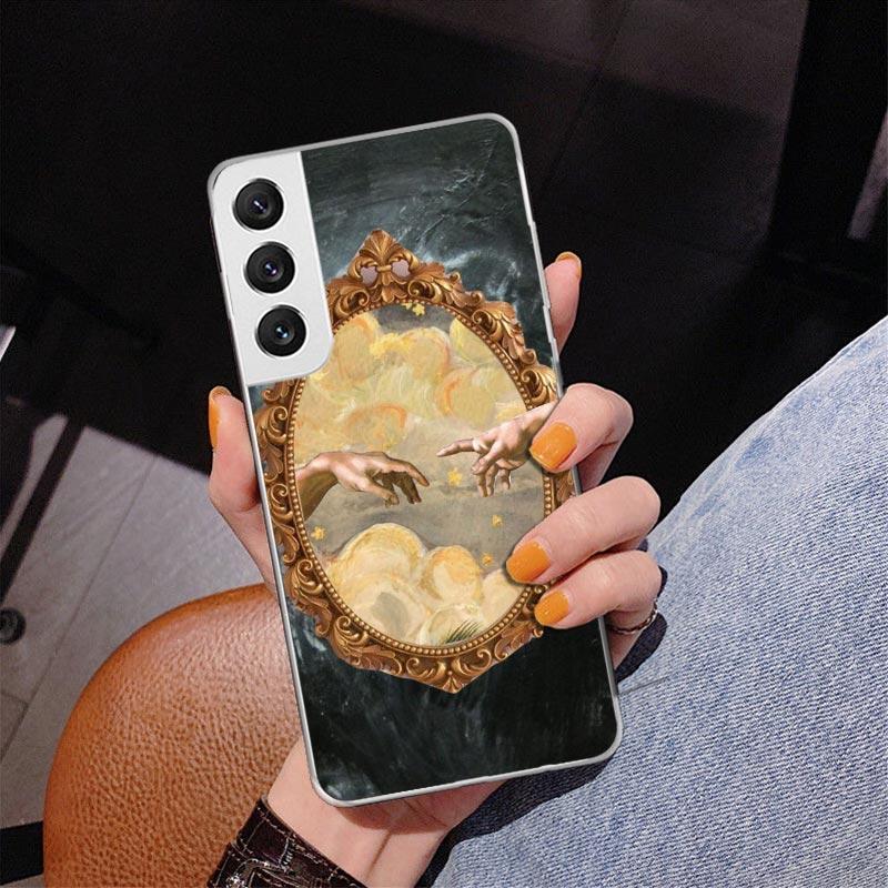 Rene Magritte Art Phnoe Case for Samsung Galaxy S26 S25 Edge S23 S24 Ultra S22 Plus S21 S20 FE Unique Cover Soft Coque Galaxy S2