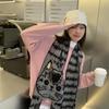 Korean Soft Girl Chic Scarf: Cute Knitted Tiger Wool Shawl for Students