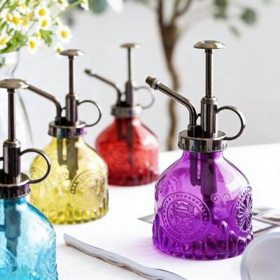 Arrosoir de jardinage spécial couleur cuivre vintage pompe à pression bouteille pulvérisatrice en verre 1 Bouteille pulvérisatrice personnelle pour la maison