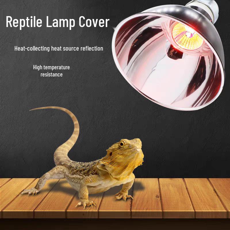Turtle Basking Reptile Lamp: Adjustable Heat-Resistant Sun Lamp Cover with Focused Light and Heat Control