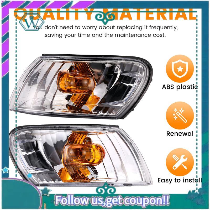 AA92-1 Pair Car Front Corner Lamp Light For Toyota Corolla AE100 AE101 E100 1993 1994 1995 1996 1997 Signal Lamp