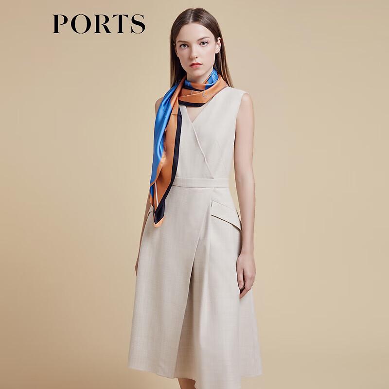 

PORTS Women s Sleeveless Knitted Plaid Dress L