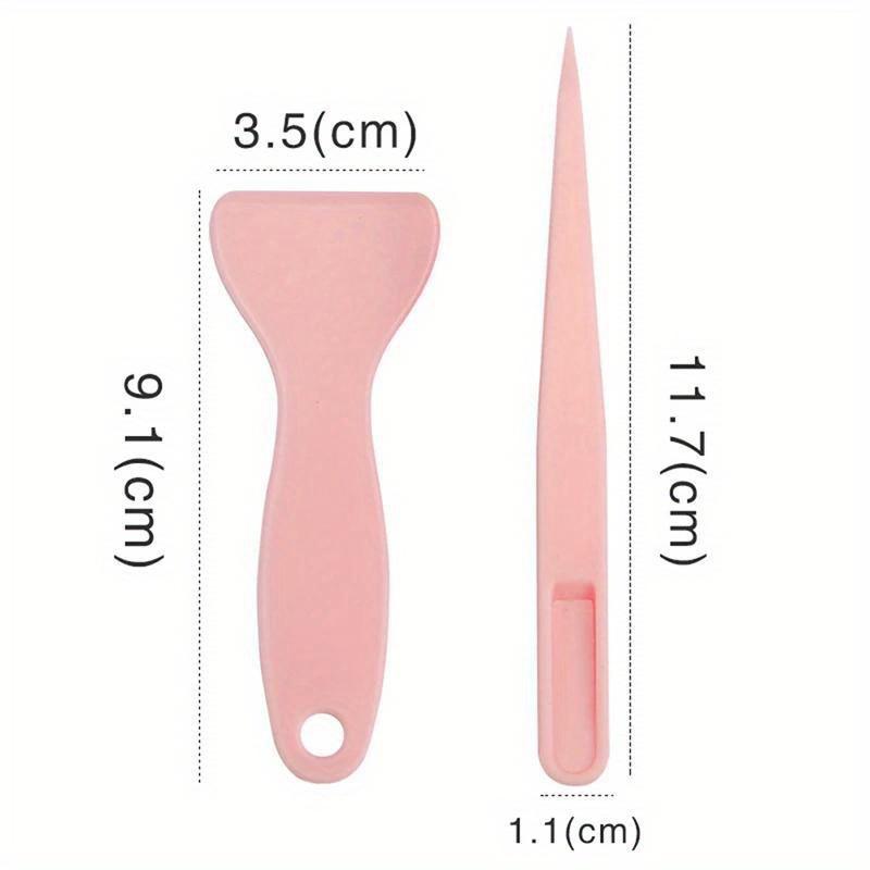 Two-piece set of scrapbook stickers plastic tweezers scraper multi-tool Stationery DIY magazine album school supplies