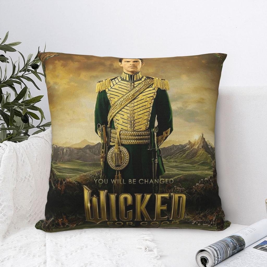 Pillow Case Wicked 2 Fiyero Soft Pillow Cover Vintage Cushion Cover Graphic Pillowcases For Chair Sofa Home Decoration