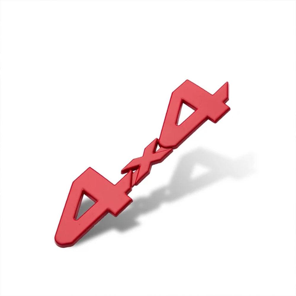 3D Metal Logo 4x4 Emblem Letters Car Rear Trunk Sticker Badge for Rc Off Road Tacoma Hilux Land Cruiser 4X4 Sticker Accessories