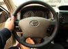 For Toyota Land Cruiser Prado 120 Land Cruiser 100 Land Cruiser VXL125 Tacoma Hand-Stitched Genuine Leather Steering Wheel Cover