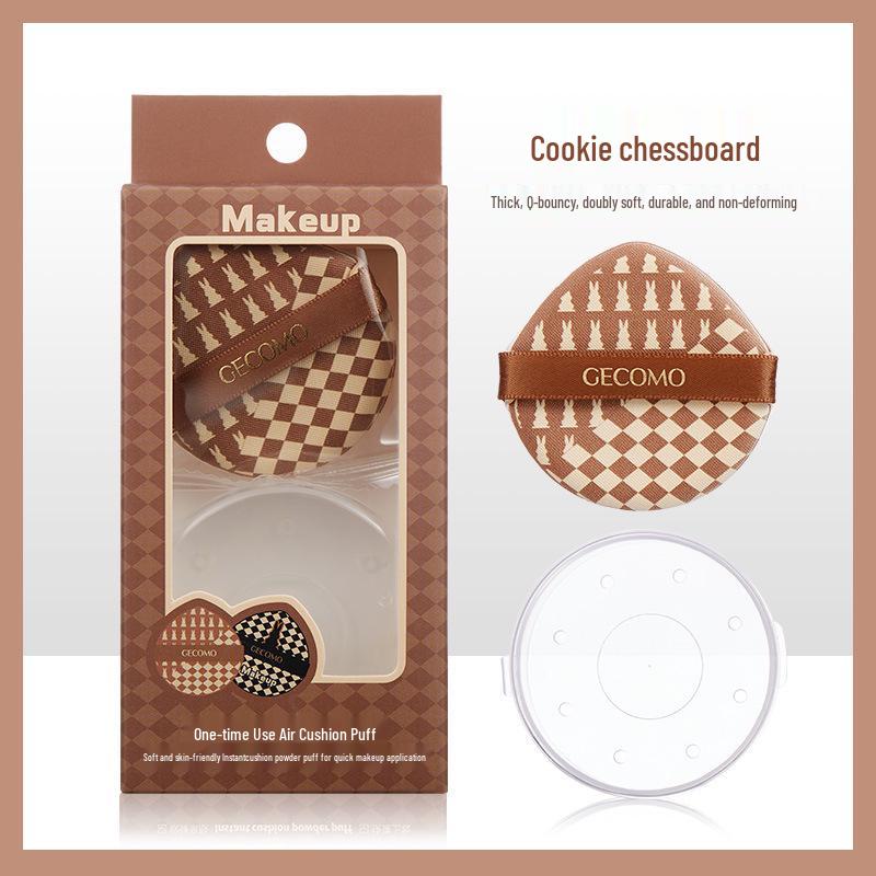 GECOMO Dual-Use Air Cushion Powder Puff: Long-Lasting, Non-Absorbing, Wet & Dry Concealer Sponge.